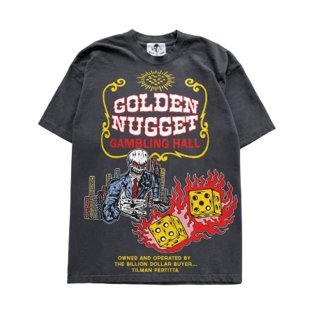Golden Nugget T-Shirt - Vintage Black